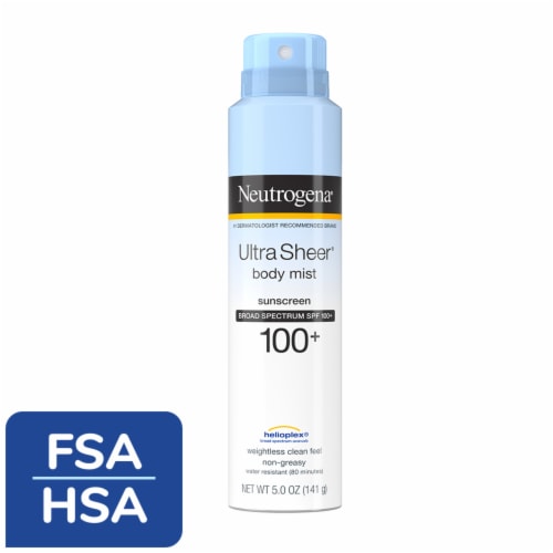 Neutrogena Ultra Sheer Body Mist Sunscreen SPF 100+