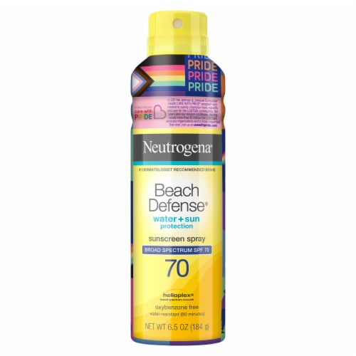 Neutrogena Beach Defense Water + Sun Protection Sunscreen Spray SPF 70 Perspective: front