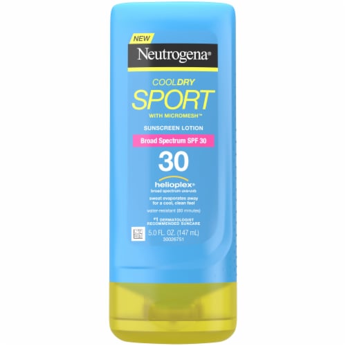 Neutrogena CoolDry Sport SPF 30 Sunscreen Lotion Perspective: front