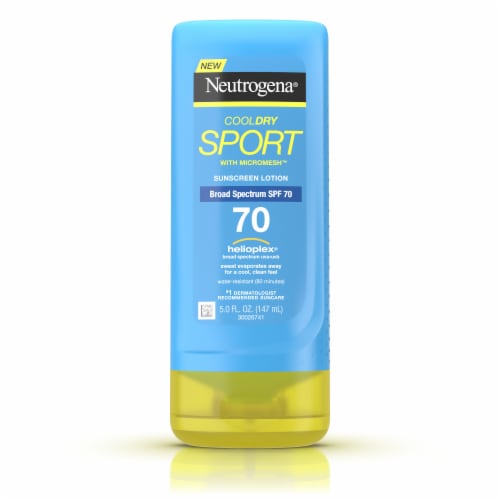 Neutrogena® Cool Dry SPF 70 Sport Sunscreen Lotion Perspective: front