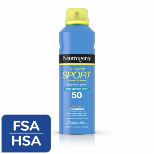 NEUTROGENA® CoolDry Sport Sunscreen Spray SPF 50 Perspective: front