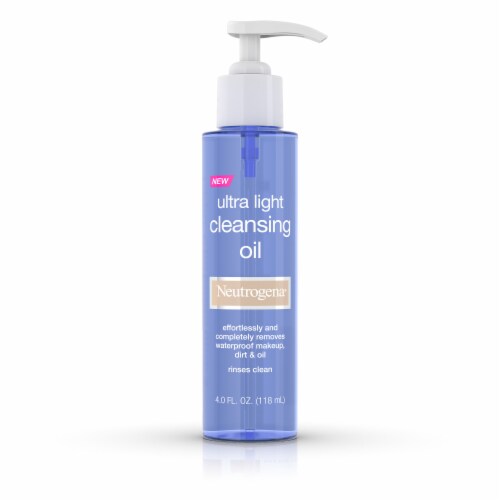 Neutrogena Ultra Light Facial Cleansing Oil & Makeup Remover Non-Comedogenic Perspective: front