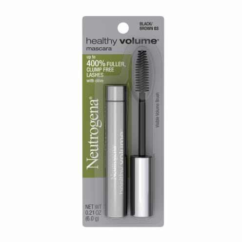 Neutrogena Healthy Volume Mascara Lash-Plumping Volumizing and Conditioning Brown/Black 03 Perspective: front