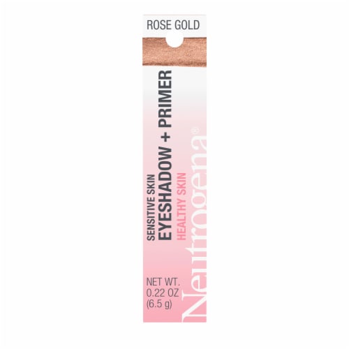 Neutrogena Sensitive Skin Eyeshadow + Primer 2-in-1 Metallic Eyeshadow for Sensitive Skin Rose Gold Perspective: front