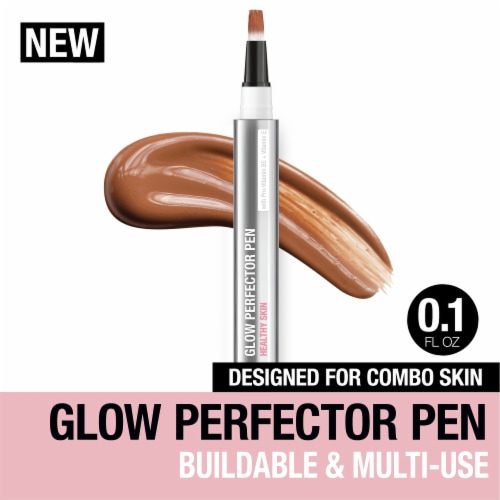 Neutrogena Healthy Skin Glow Perfector Pen Brightening with Pro-Vitamin B5 & Vitamin E Medium Perspective: front