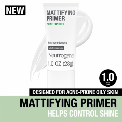Neutrogena Mattifying Primer with Shine Contro Helps Reduce Shine with Niacinamide Perspective: front