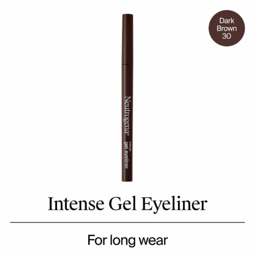 Neutrogena Intense Gel Eyeliner with Antioxidant Vitamin E Smudge- & Water-Resistant Dark Brown Perspective: front
