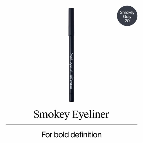 Neutrogena Smokey Kohl Eyeliner with Antioxidant Vitamin E Water-Resistant Smokey Gray Perspective: front