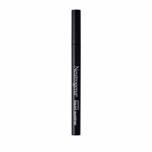 Neutrogena Precision Liquid Eyeliner with Honey & Coconut, Hypoallergenic Water-Resistant Jet Black Perspective: front