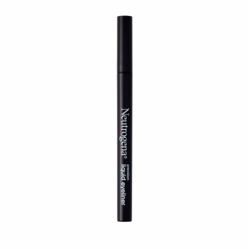 Neutrogena Precision Liquid Eyeliner with Honey & Coconut, Hypoallergenic Water-Resistant Jet Black Perspective: front
