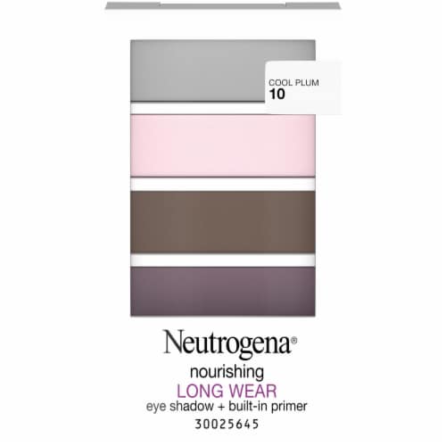 Neutrogena Nourishing Long Wear 10 Cool Plum Eye Shadow + Built-In Primer Perspective: front