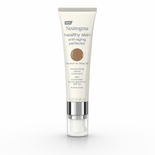 Neutrogena Healthy Skin Anti-Aging Perfector Tinted Facial Moisturizer and Retinol 60 Medium to Deep Perspective: front
