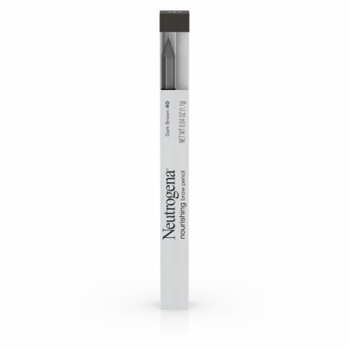 Neutrogena® Nourishing Dark Brown Brow Pencil Perspective: front