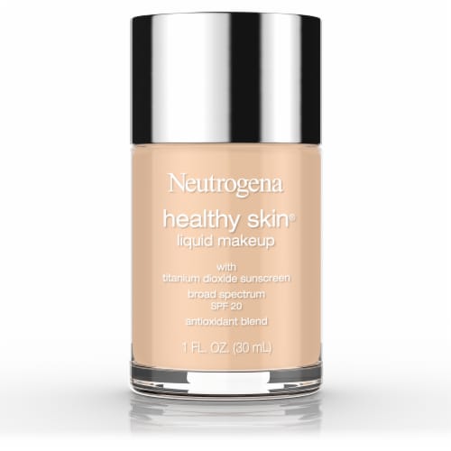 Neutrogena Healthy Skin Liquid Makeup Foundation, Broad Spectrum SPF 20 Sunscreen Fresh Beige Perspective: front