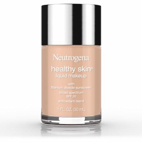 Neutrogena Healthy Skin Liquid Makeup Foundation with Broad Spectrum SPF 20 Sunscreen Natural Tan Perspective: front
