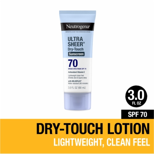 Neutrogena Ultra Sheer Dry-Touch Sunscreen Lotion Broad Spectrum SPF 70