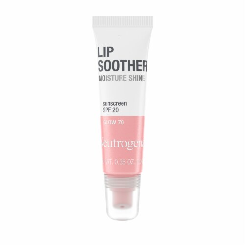 Neutrogena MoistureShine Lip Soother Gloss with SPF 20 Sun Protection with Glycerin 70 Glow Perspective: front