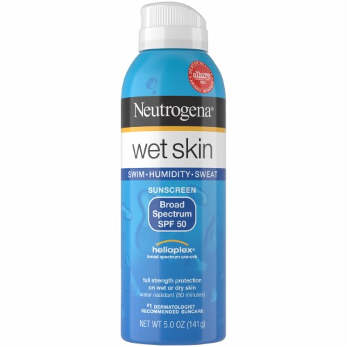 Neutrogena® Wet Skin SPF 50 Sunscreen Spray Perspective: front