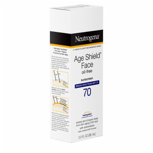 Neutrogena Age Shield Face Lotion Sunscreen Broad Spectrum SPF 70 Perspective: front