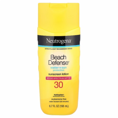 Neutrogena Beach Defense Sunscreen Lotion Broad Spectrum SPF 30, Water Resistant Perspective: front