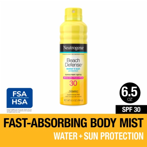 Neutrogena Beach Defense Spray Sunscreen Broad Spectrum SPF 30 Perspective: front