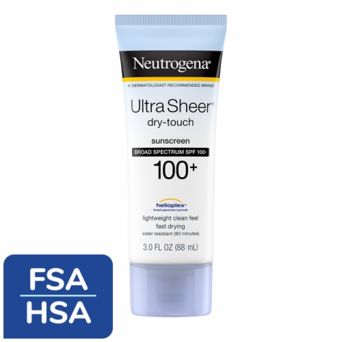 Neutrogena® Ultra Sheer Dry-Touch SPF 100+ Sunscreen Lotion Perspective: front