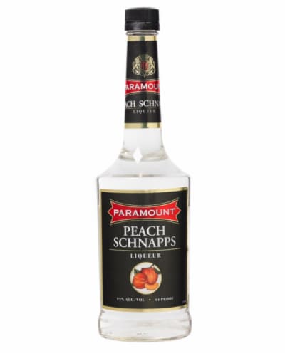 Paramount Peach Schnapps Liqueur Perspective: front