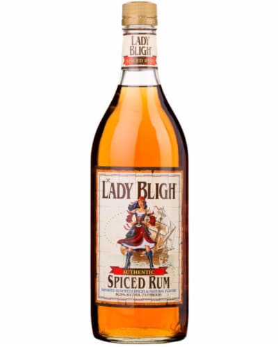 Lady Bligh Authentic Spiced Dark Rum Perspective: front