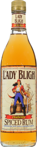 Lady Bligh Authentic Spiced Dark Rum Perspective: front