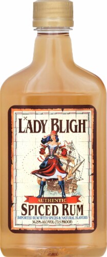 Lady Bligh Authentic Spiced Dark Rum Perspective: front