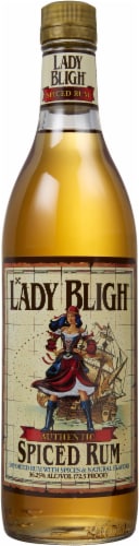 Lady Bligh Authentic Spiced Dark Rum Perspective: front