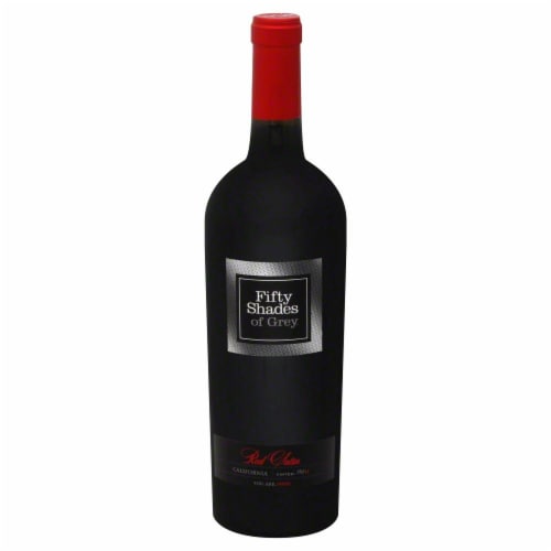 Fifty Shades of Grey Red Satin California Red Wine Perspective: front