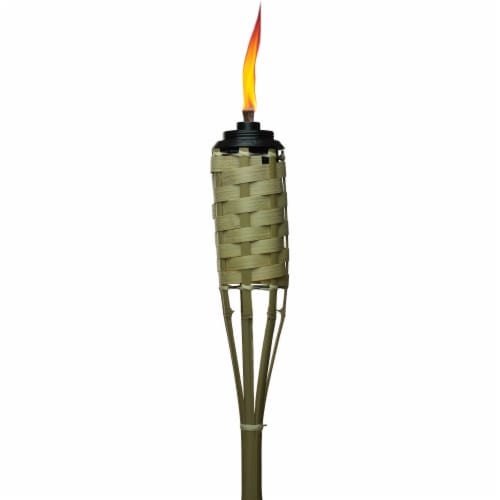 Tiki Luau Torch Perspective: front