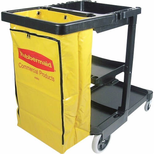 Rubbermaid Janitor Cart With Zipper Yellow Vinyl Bag, Sold as 1 Each Rubbermaid Janitor Cart With Zipper Yellow Vinyl Bag, Sold as 1 Each