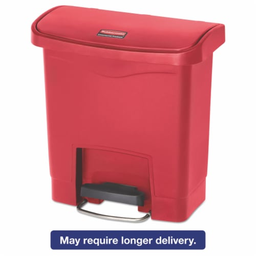 Rubbermaid Commercial Slim Jim Waste Container 1883563 Perspective: front