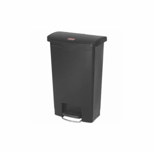 Rubbermaid Commercial Slim Jim Waste Container 1883611 Perspective: front