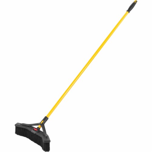 Rubbermaid Commercial Push Broom 58 in Handle L 18 in Face 2018727