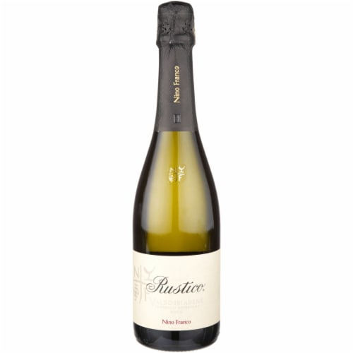 Nino Franco Brut Rustico Glera/Prosecco Sparkling Wine Perspective: front