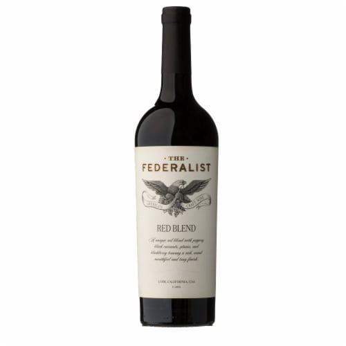 The Federalist Red Blend Honest Red Wine Perspective: front