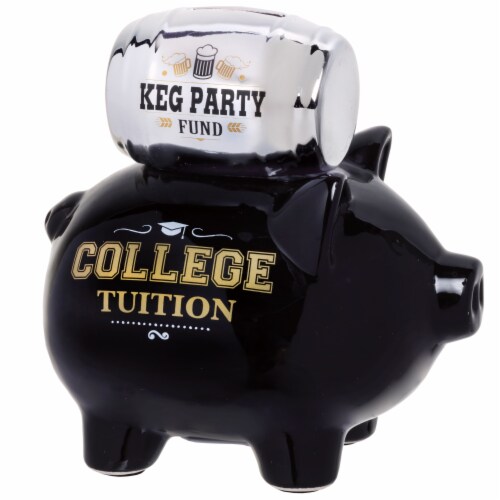 Prinz Party Tuition Ceramic Pig Bank Perspective: front