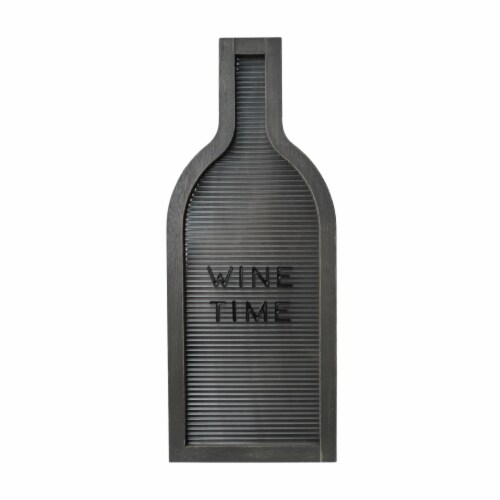 Prinz Wine Bottle Letterboard Perspective: front