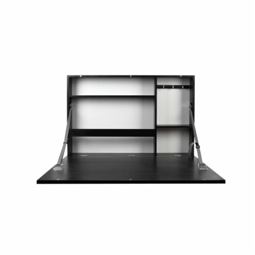 Prinz Murphy Desk - Black Perspective: front