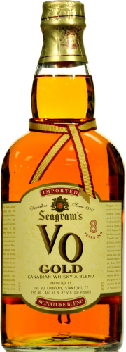 Seagram's VO Gold Blended Canadian Whisky Perspective: front