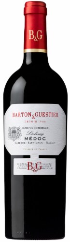 Barton & Guestier Medoc Cabernet Sauvignon Merlot French Red Wine Perspective: front