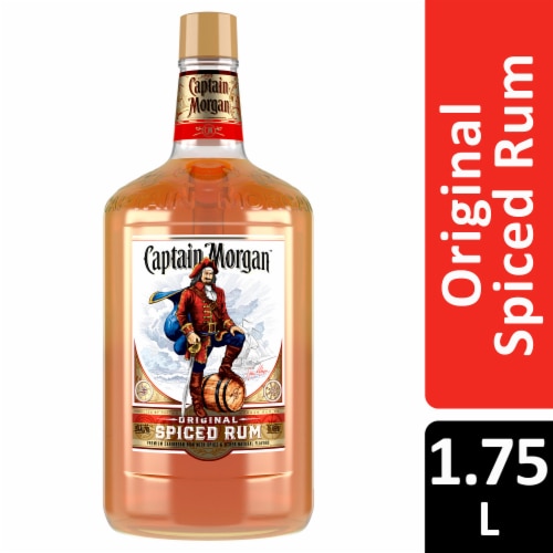 Captain Morgan Original Spiced Dark Rum Perspective: front