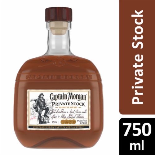 Captain Morgan Private Stock Rum Perspective: front