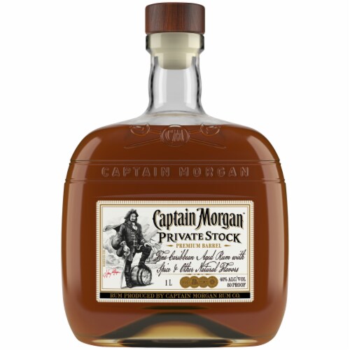 Captain Morgan Private Stock Rum Perspective: front