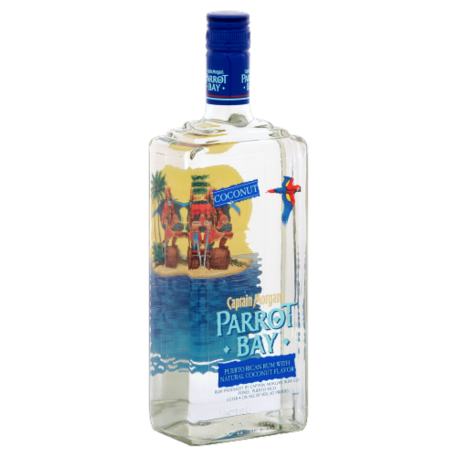 Captain Morgan Parrot Bay Coconut Rum Perspective: front