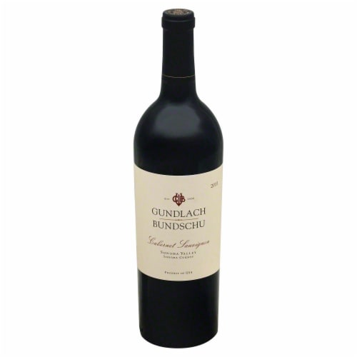 Gundlach Bundschu Cabernet Sauvignon Perspective: front
