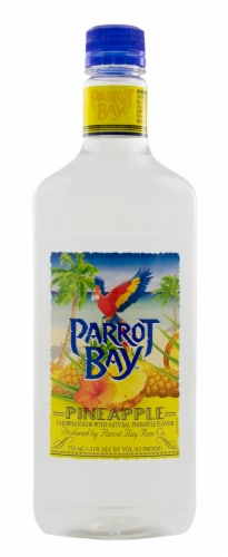 Parrot Bay Pineapple Caribbean Rum Perspective: front